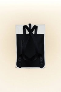 Rains Unisex Mini Backpack in ash - men's bag - detail view