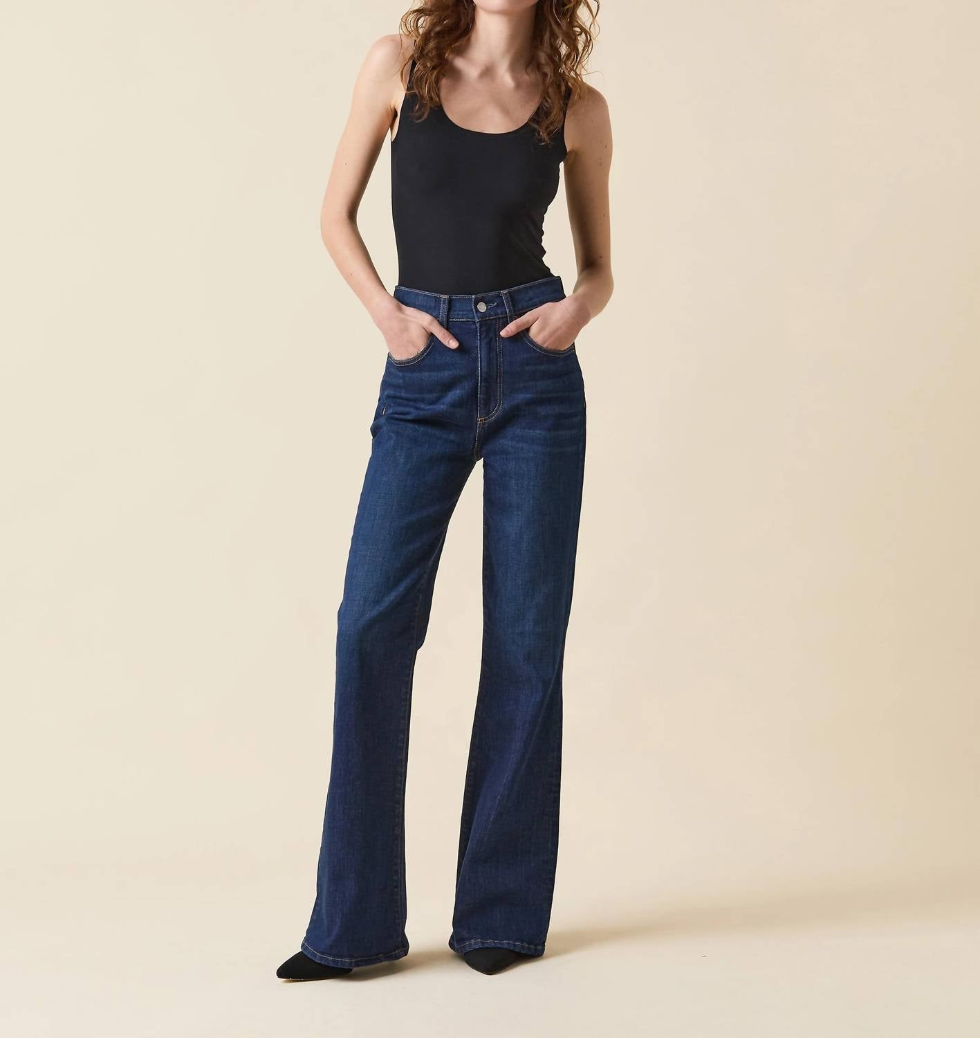 Le Jean Gigi Skinny Flare Jeans in zoe - women's jeans