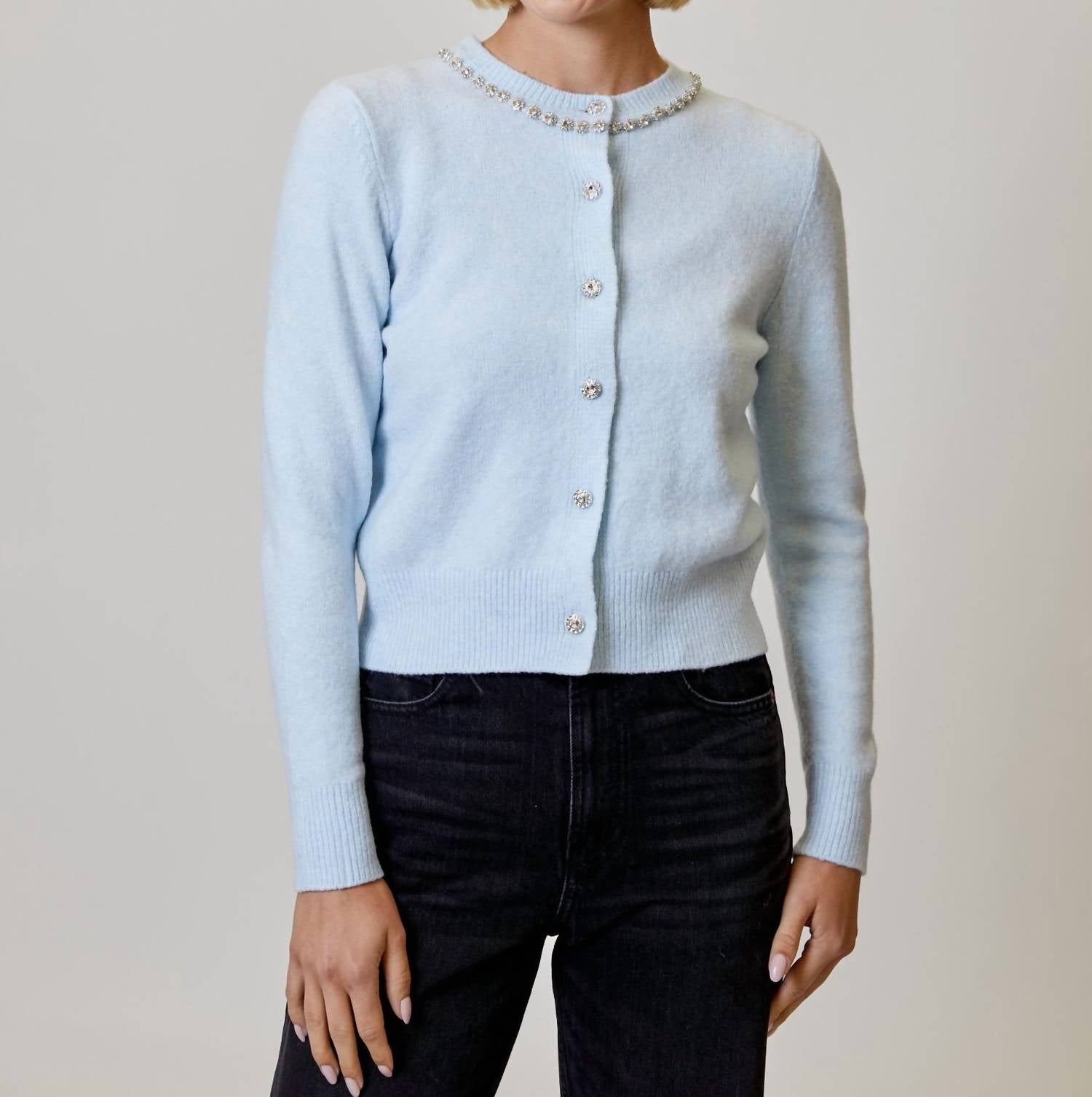 Design History - crewneck cardigan