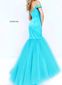 Sherri Hill - Off Shoulder Mermaid Gown