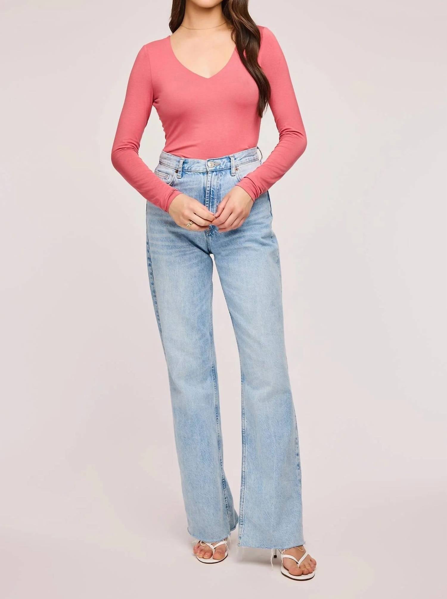 Gentle Fawn Linette Top in berry - women's long sleeve top