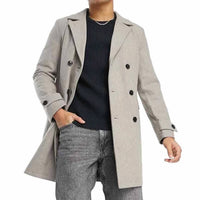 Harry Brown - Double Breasted Wool Mix Coat