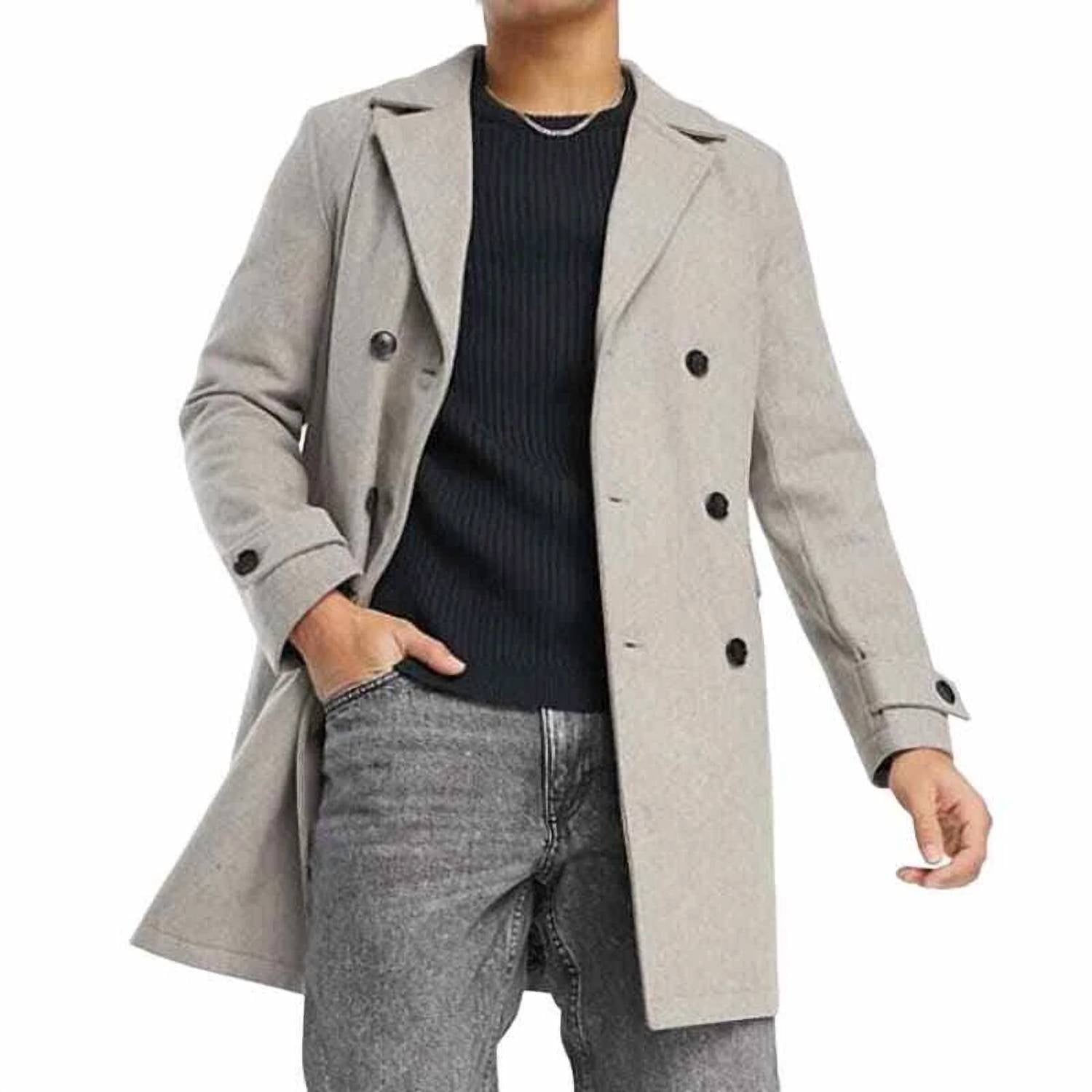 Harry Brown - Double Breasted Wool Mix Coat