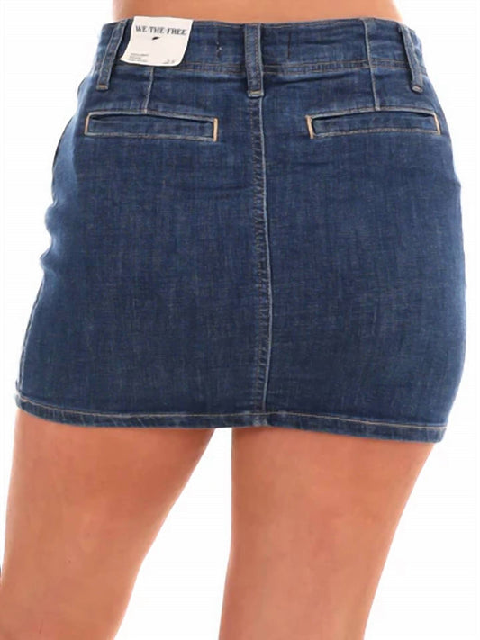 Free People - Denim Mini Skirt