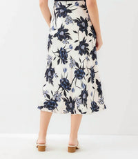 Karen Kane - Satin Bias Cut Midi Skirt