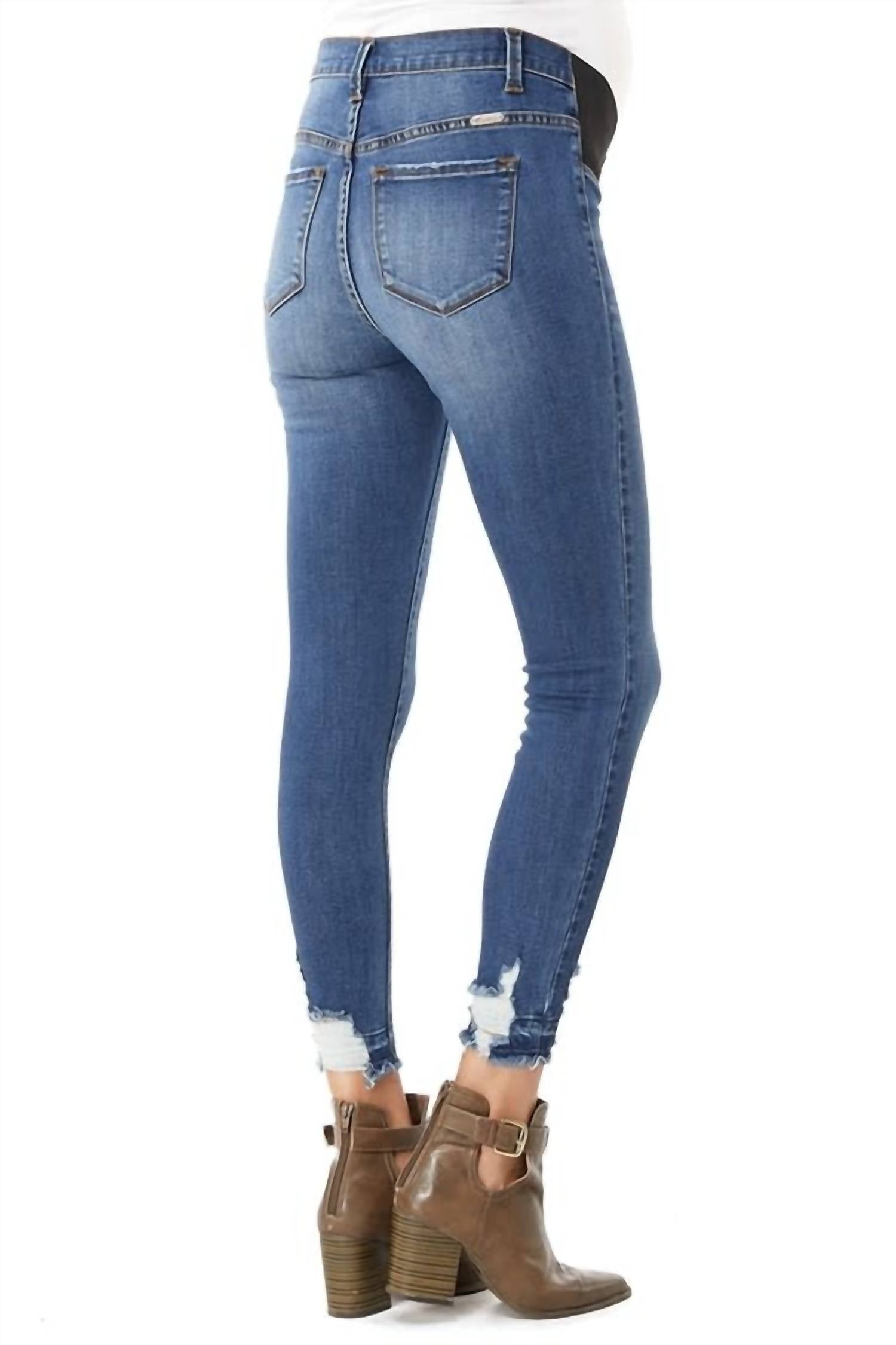 Kancan - Gemma Ankle Skinny Maternity Jeans