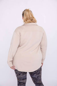 Mono B - Snap-on Shacket With Pockets - Plus