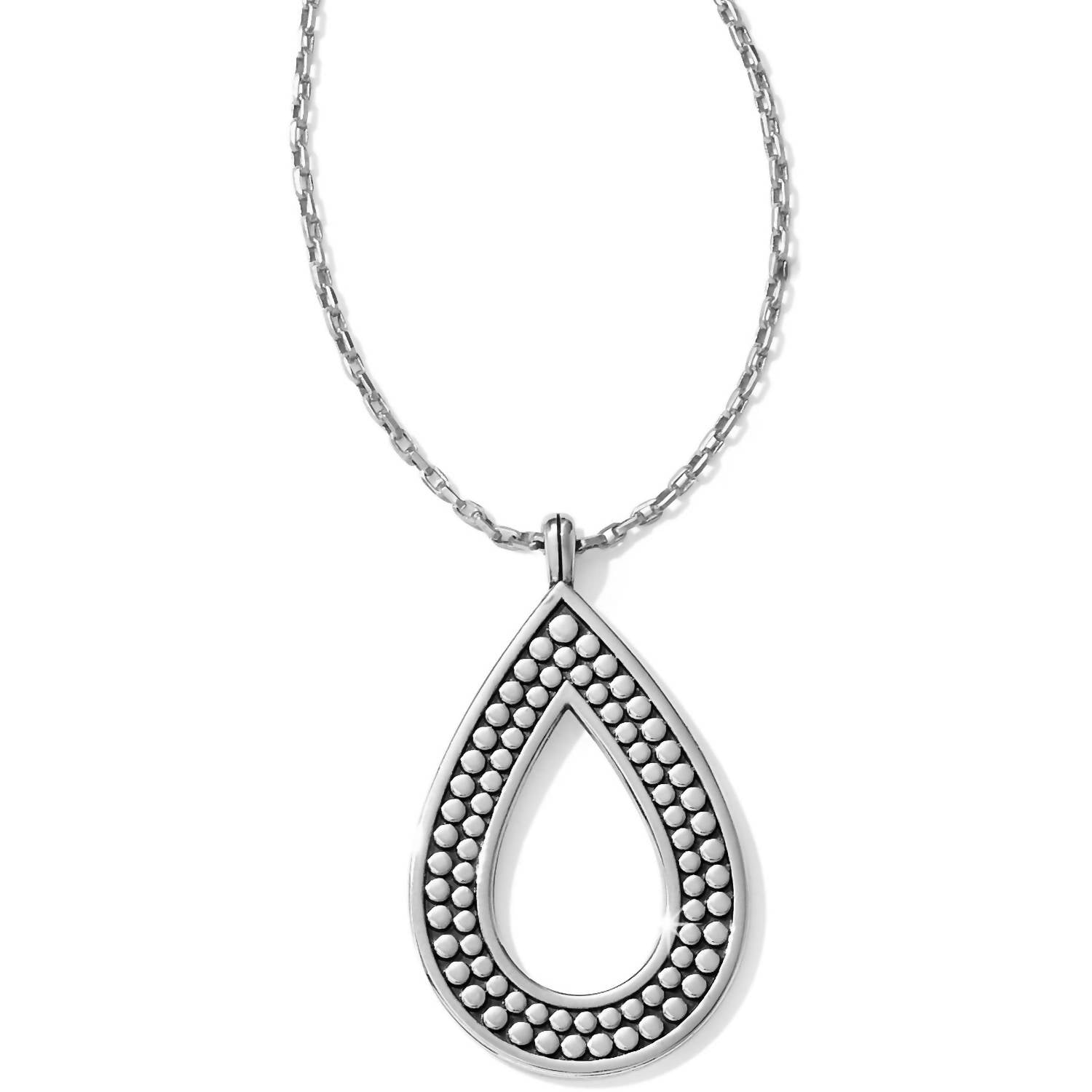 Brighton - Women's Pebble Open Teardrop Necklace