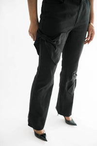 Falcon Park - Haddy Bow Detail Flare Jeans