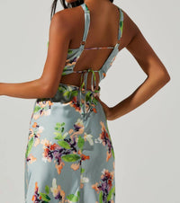 Sandrine Halter Midi Dress