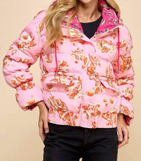 Tcec - Fancy Flowers Puffer Jacket