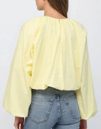 Fate - Cropped Gathered Top