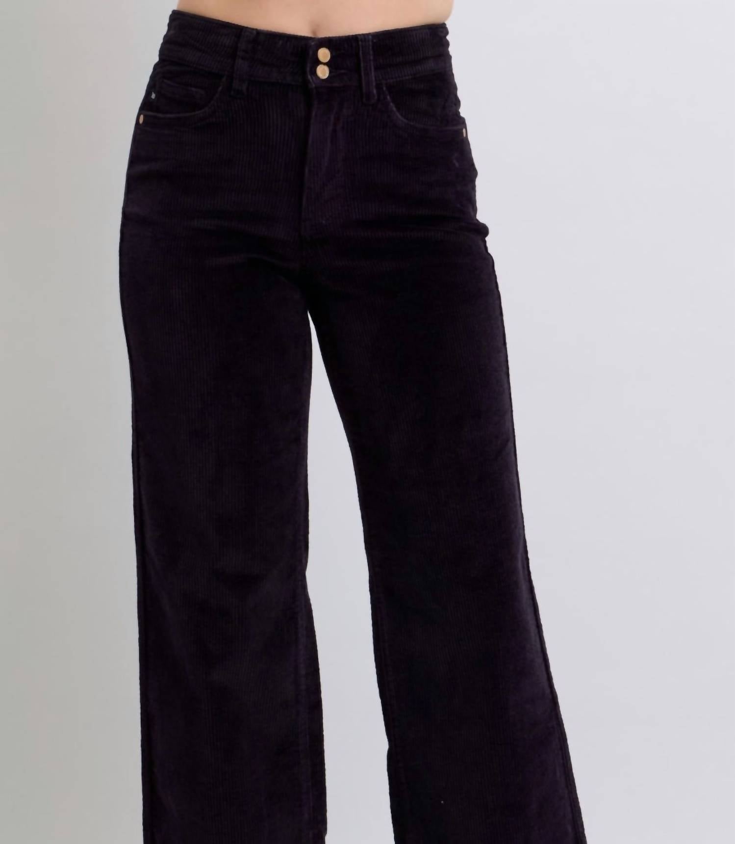 Judy Blue - Women's Wide Leg Corduroy Pant