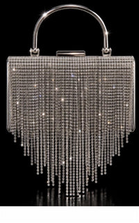 Urban Expressions - Dripping Rhinestone Evening Bag
