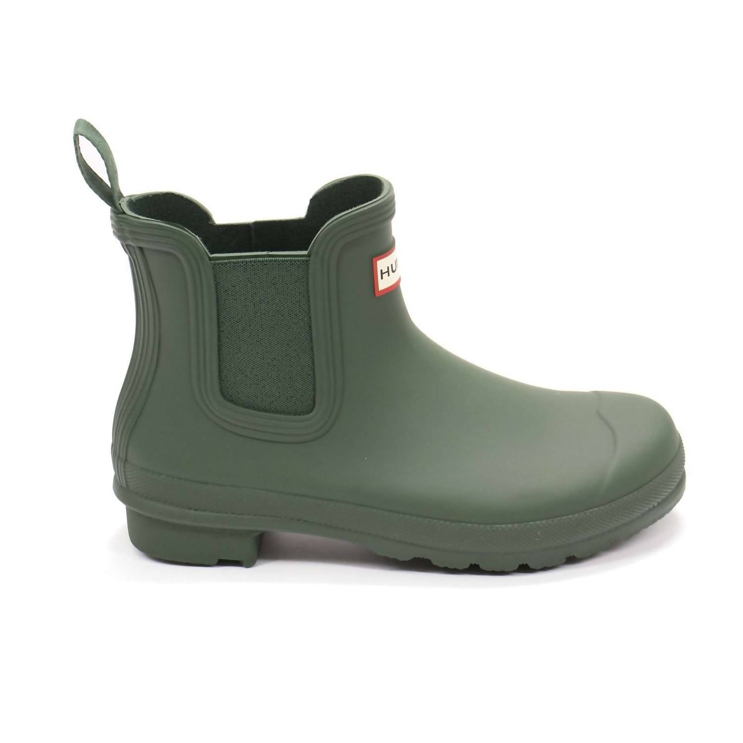 HUNTER Women's Original Chelsea Boots in hunter green - women's shoe - alternate view