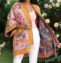 Saachi - Kirkville Woven Floral Kimono
