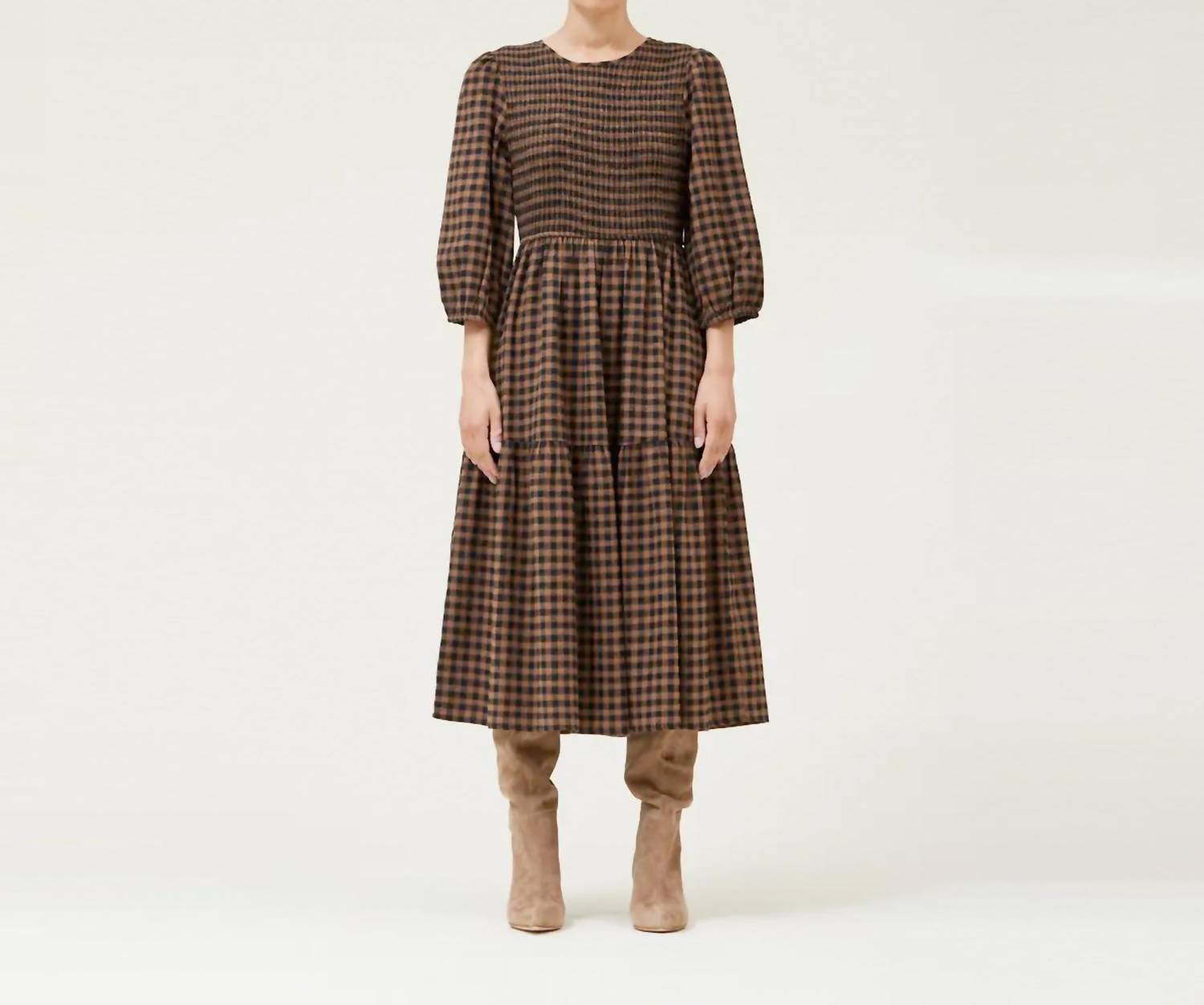 Grade & Gather - Smocked Gingham Dress