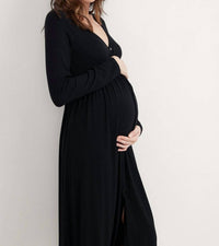 Hatch - The Softest Rib Nursing Maxi Dress