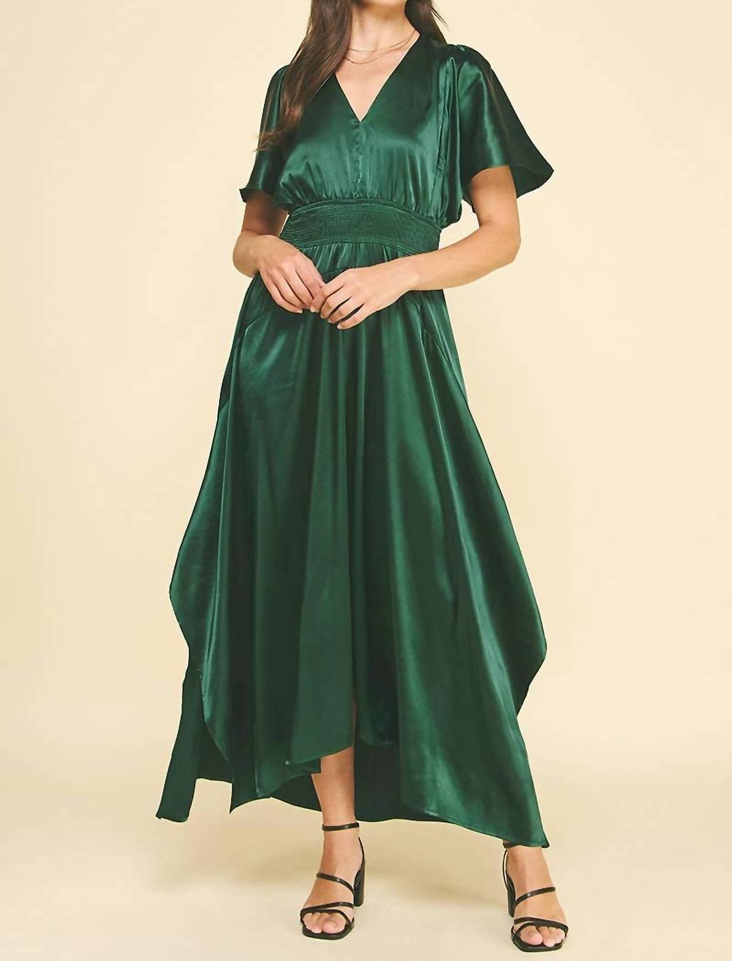 Pinch - Chiffon Slit Detailed Maxi Dress