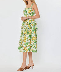 Current Air - Citrus Tiered Midi Dress