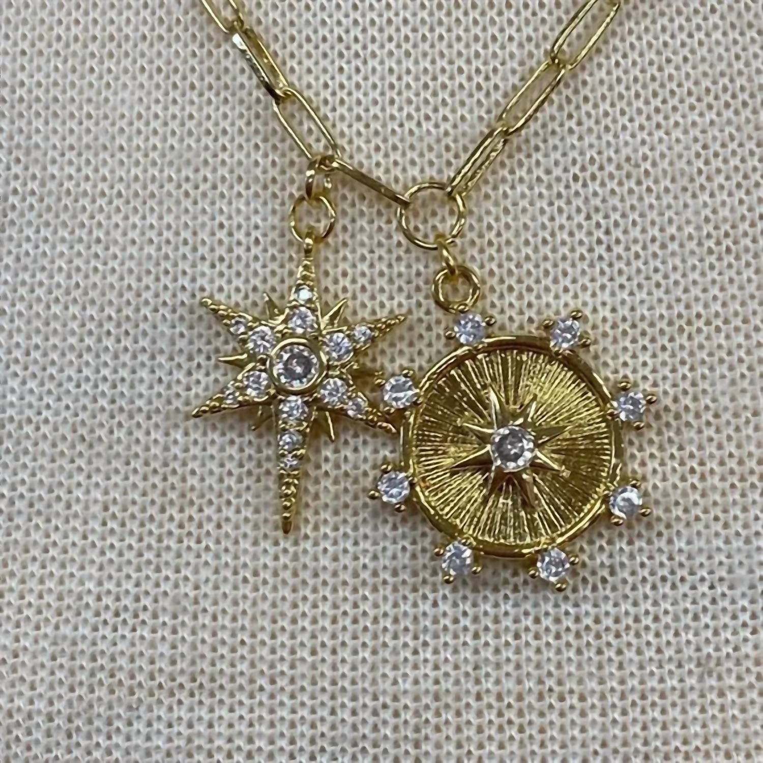 Jennifer Miller - Starburst Charm Necklace