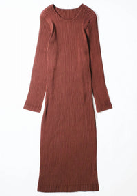 Issey Miyake - Women's Hatching Pleats Dress