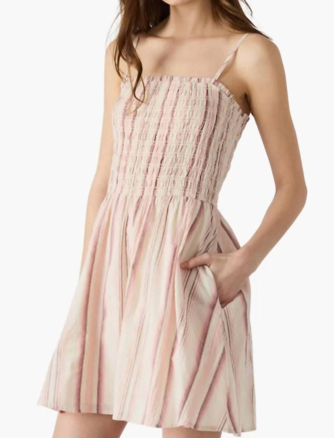 STEVE MADDEN Lotty Mini Dress in pink - women's dress - detail view