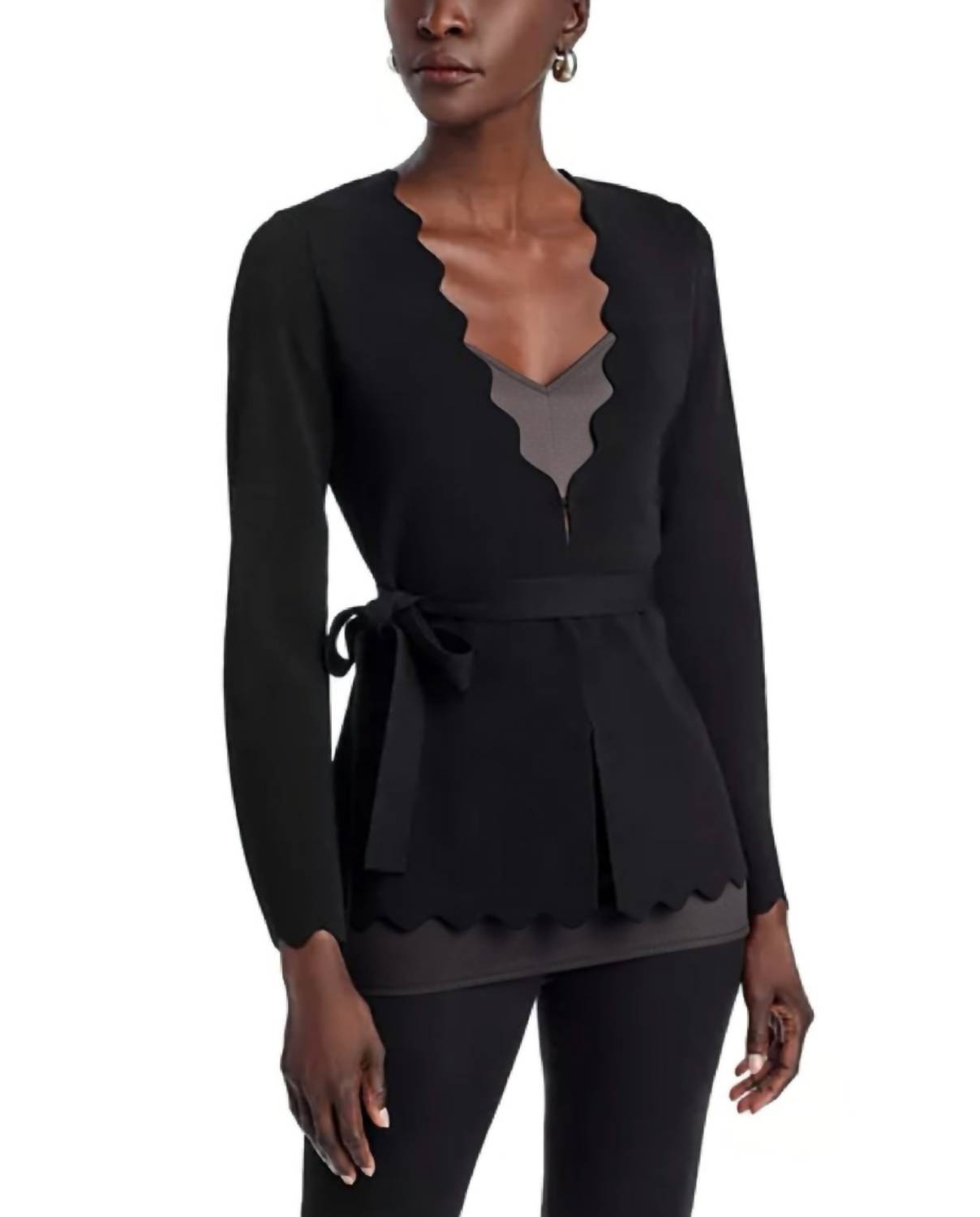 Elie Tahari - Serenda Belted Sweater
