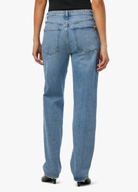 Joe's Jeans 90's Niki Boyfriend Jeans in bad habit mid wash - women's jeans - detail view