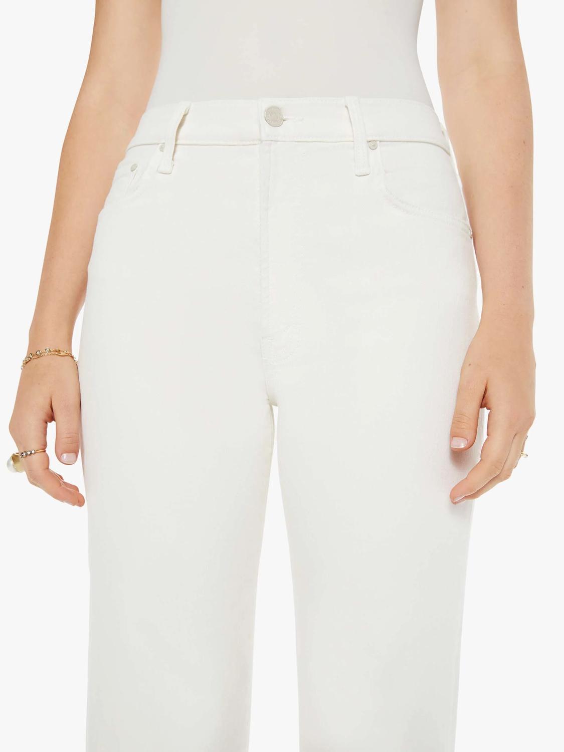 Mother - Rambler Zip Ankle High Rise Straight Jeans