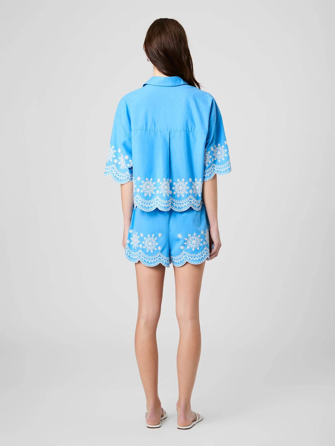 French Connection - Alissa Embroidered Popover Top