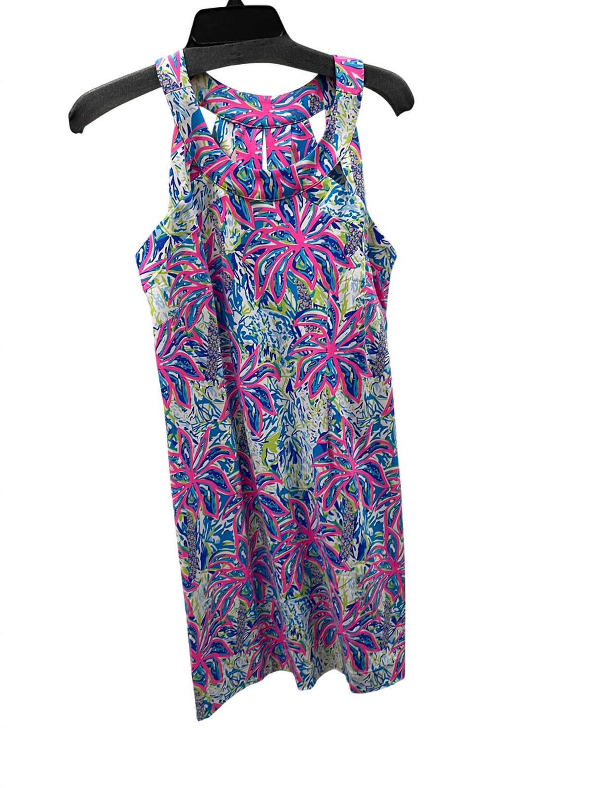 Lulu-B - Tropical Sleeveless Cutout Dress