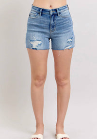 Judy Blue - Ginny High Rise Tummy Control Shorts