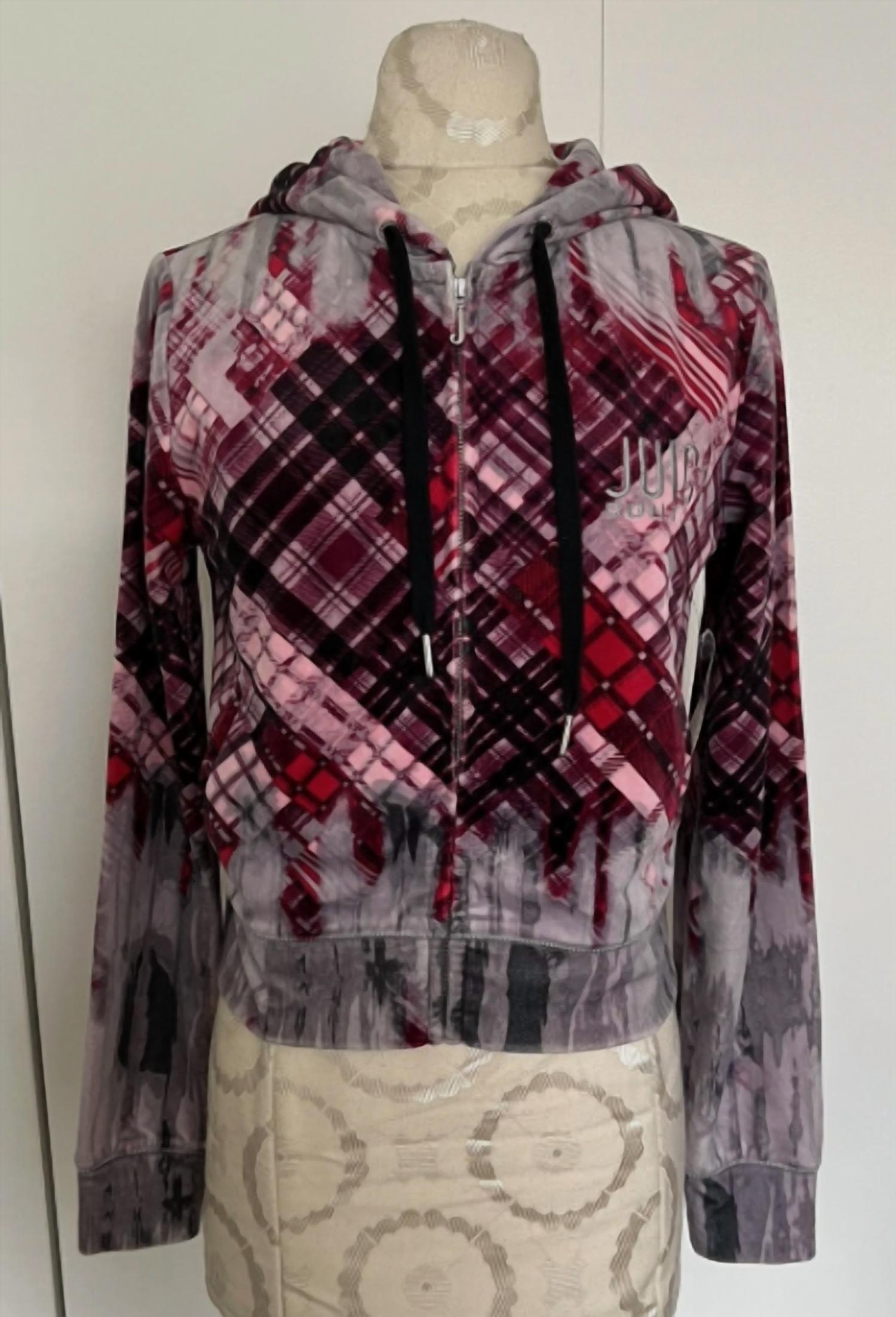 Juicy Couture - Women's Velour tie dye hoodie