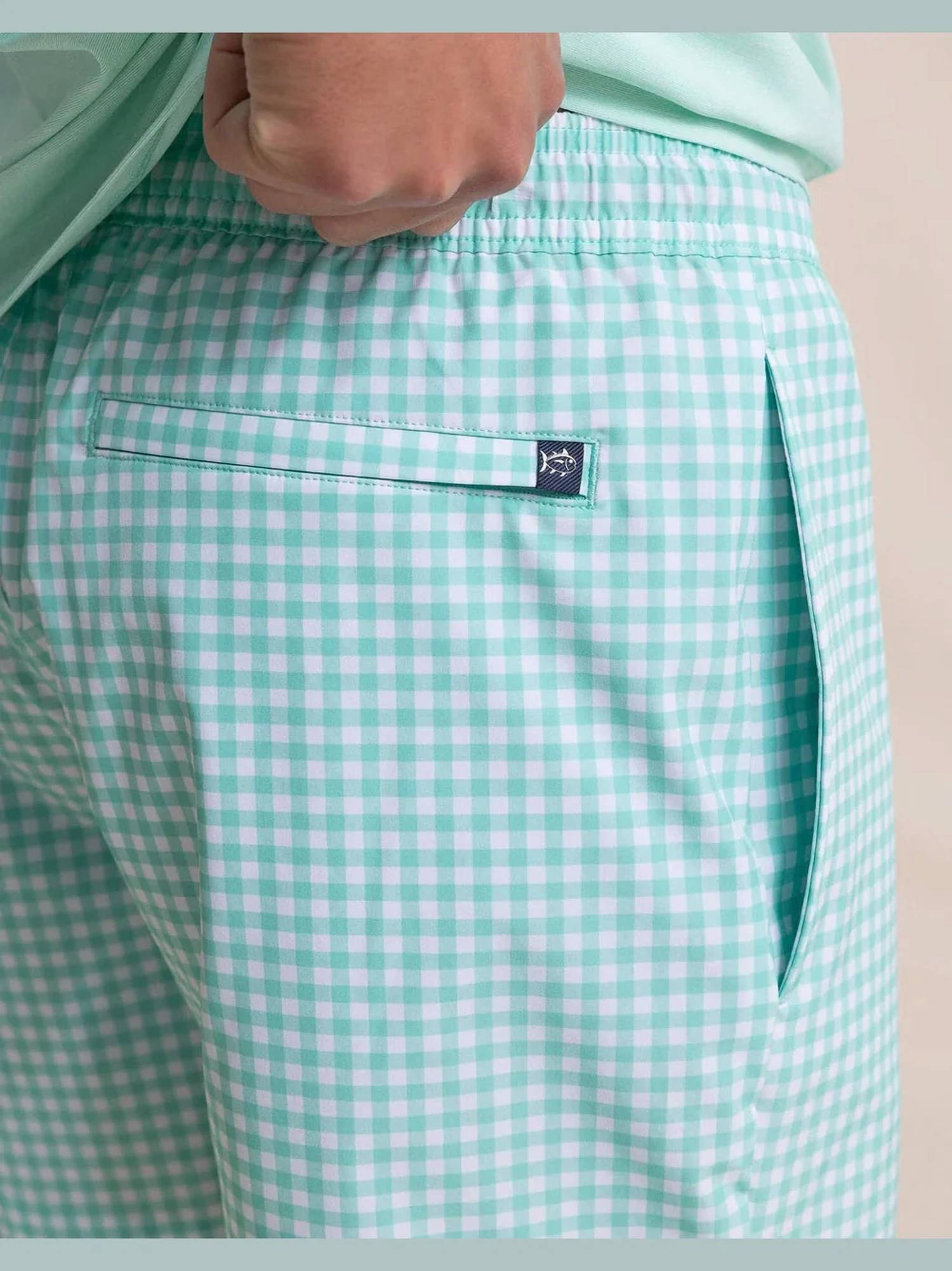 Southern Tide - Pelican Bay Gingham Maritime Swim Trunk