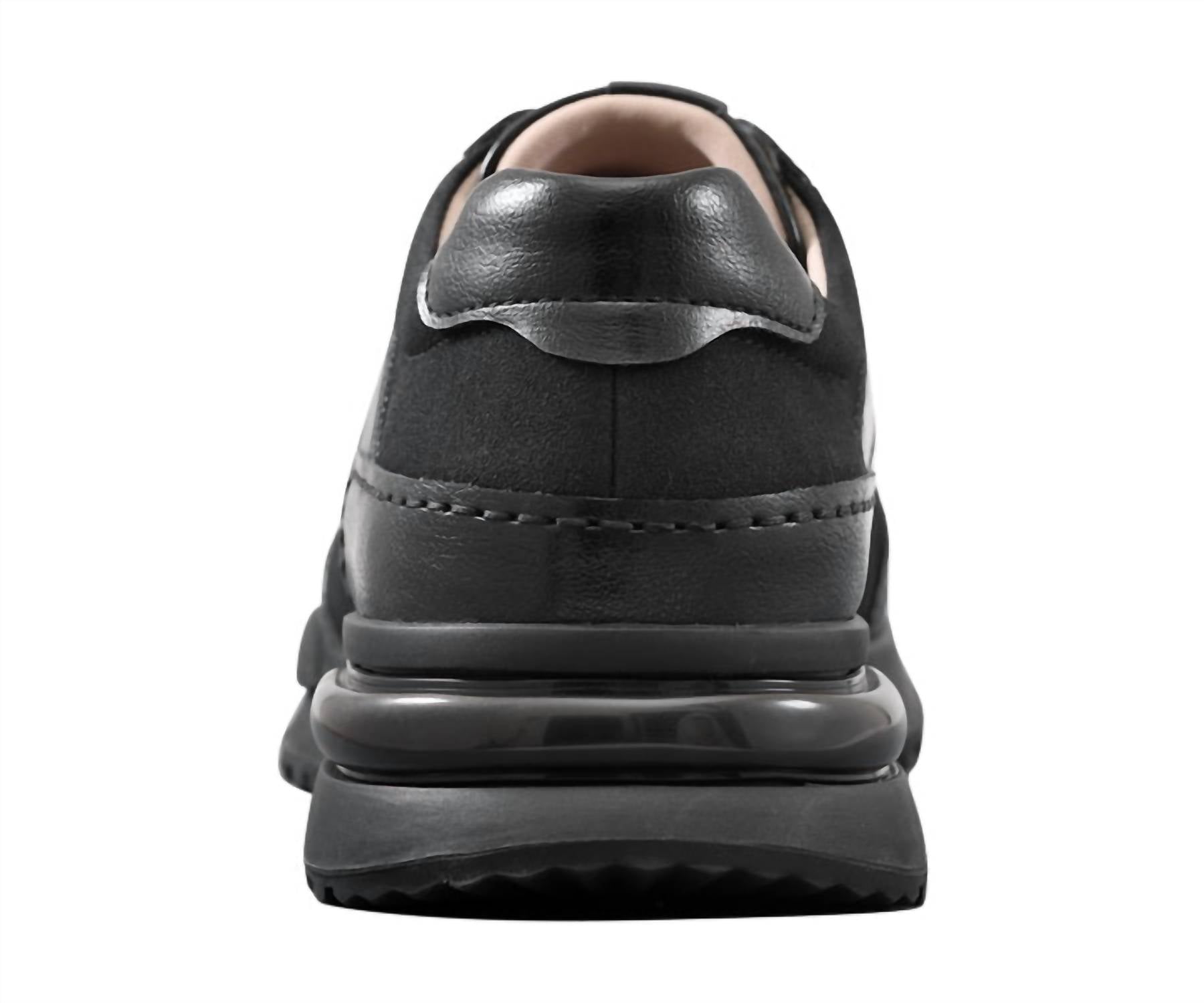 Mazino Men's Henley Sneakers in black - men's sneaker - alternate view