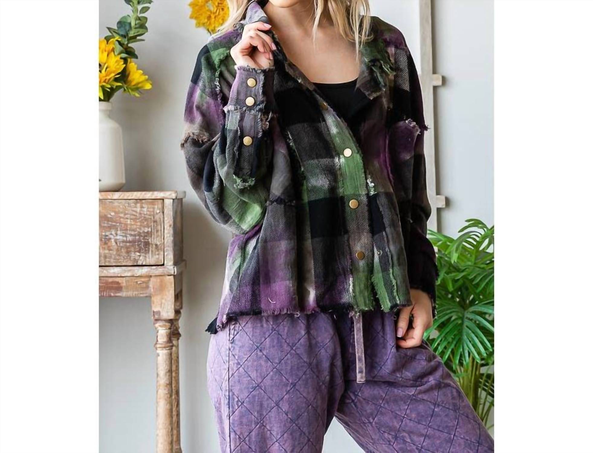 Oli & Hali - Dyed Buffalo Check Shirt