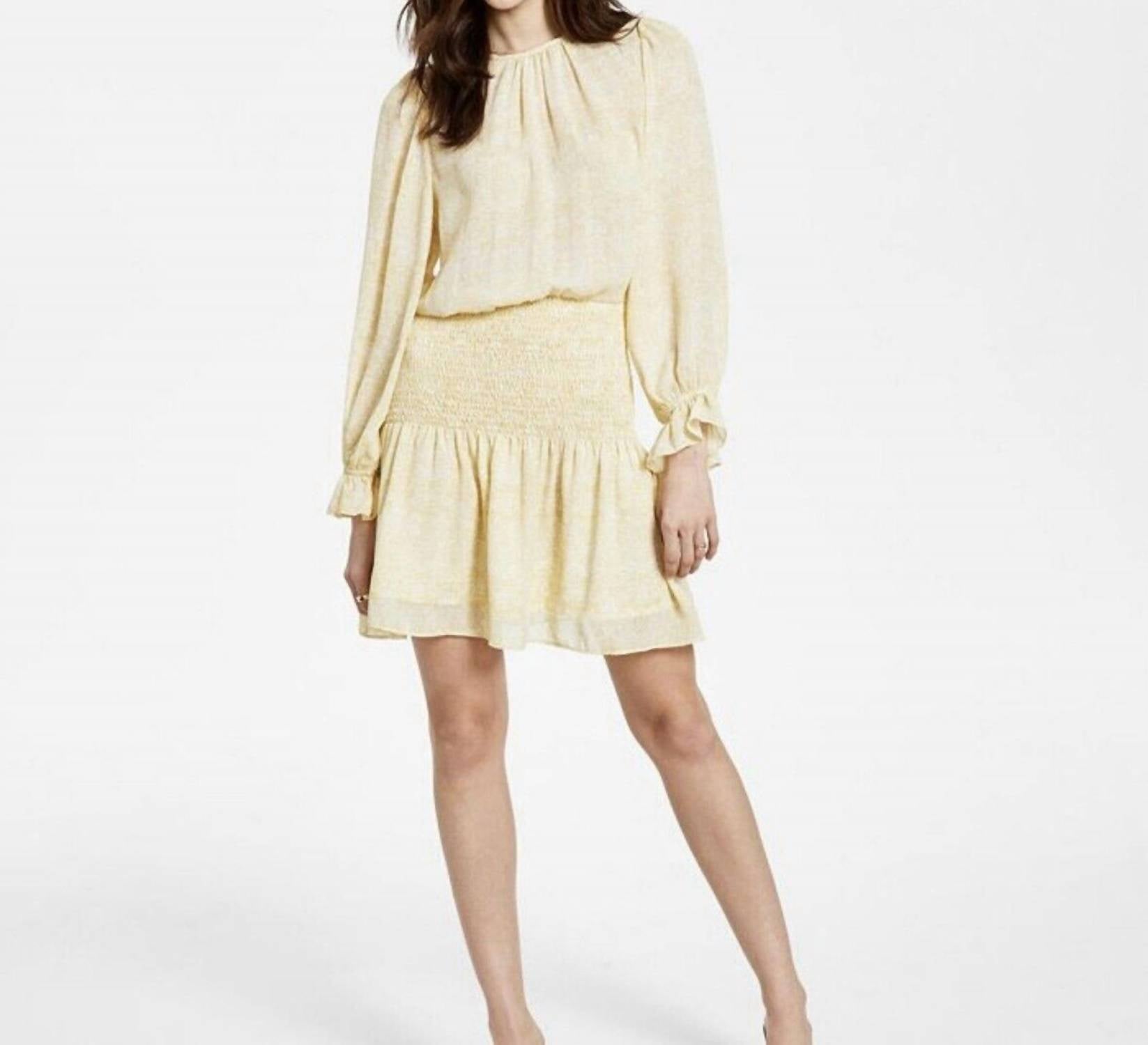 Lucy Paris - Lantern Print Dress