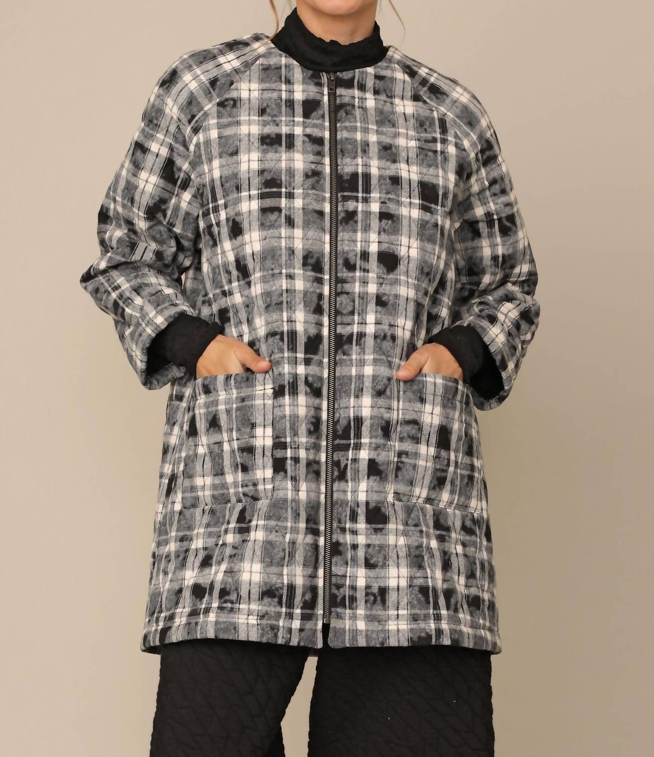 Chalet Et Ceci - Livie Quilted Plaid Jacket