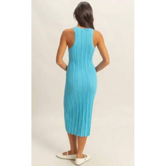 Hyfve - Ribbed Knit Bodycon Maxi Dress