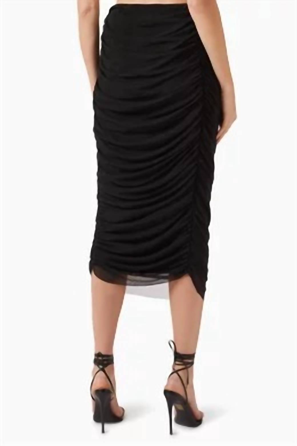 Just Bee Queen - Donna Ruched Midi Skirt