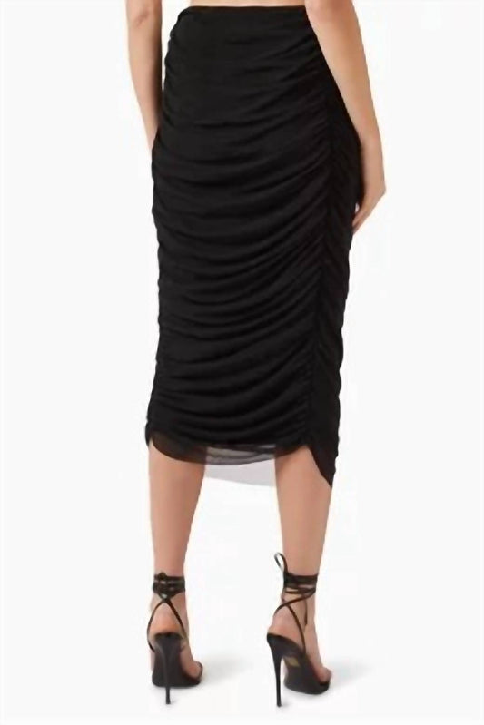 Just Bee Queen - Donna Ruched Midi Skirt