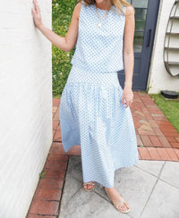 Day + Moon - Polka Dot Maxi Skirt
