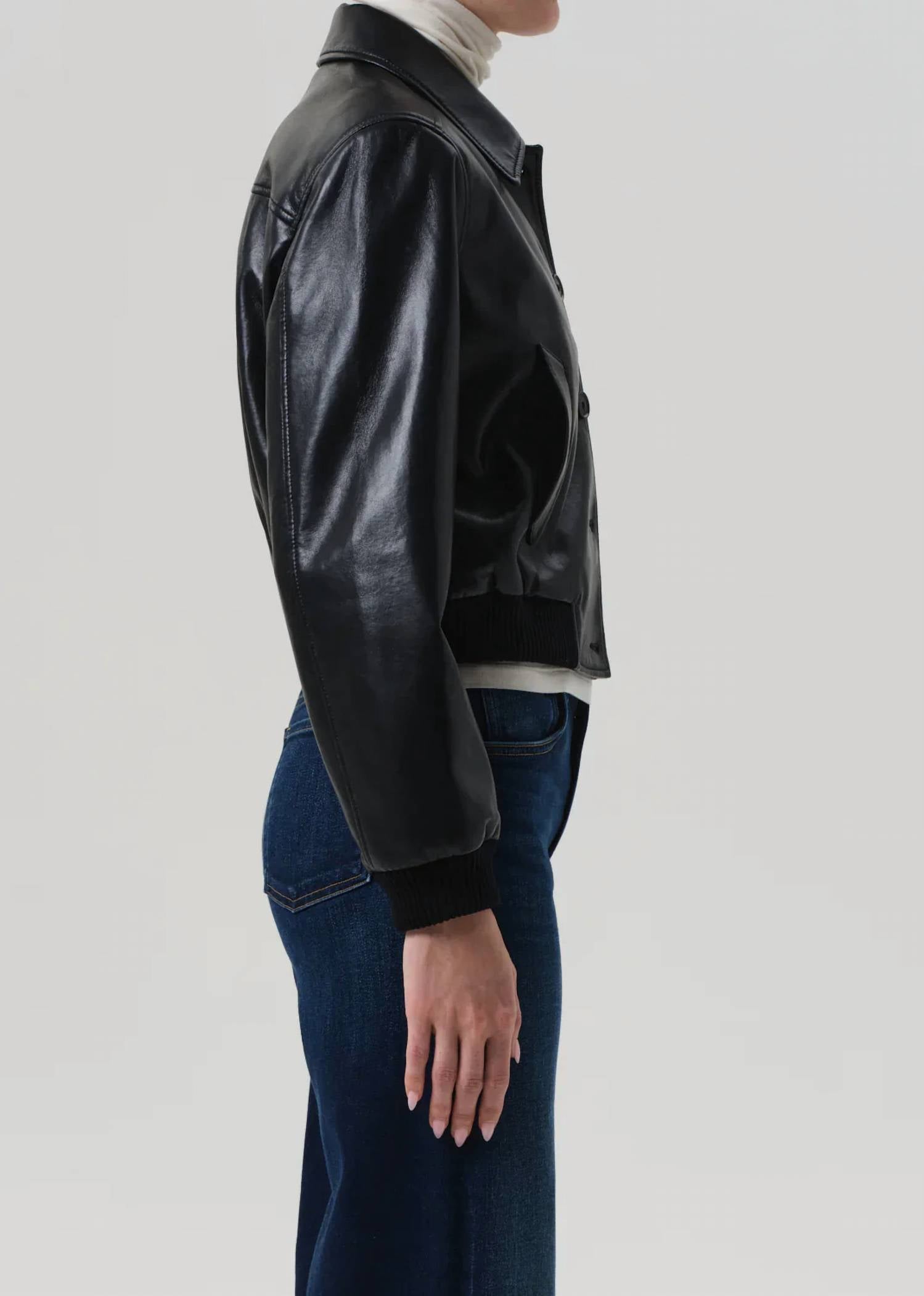 Citizens Of Humanity - Lola Bomber Recycled Leather Jacket