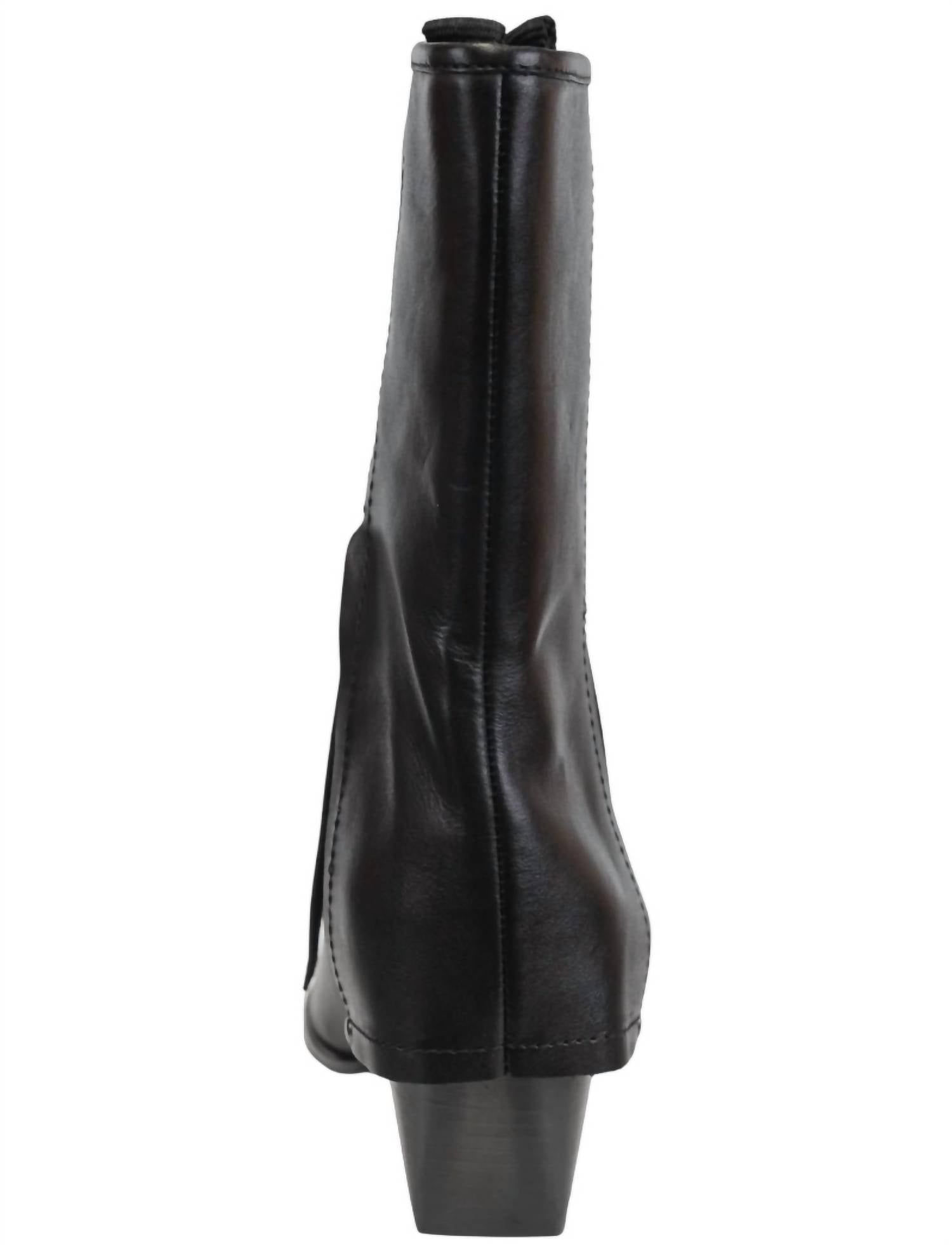 Naked Feet Women's Curio Heeled Mid Shaft Boots in black - women's shoe - view 5