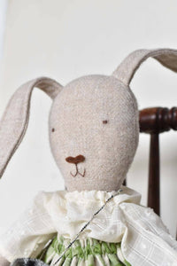 Woolgrass Farm - Ruthie The Rabbit With Gingham Skirt