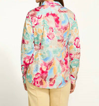 Fdj - Gracie Grand Floral Printed Classic Shirt