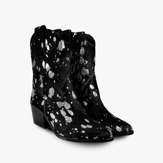 Women's Leather Western Calf Boots