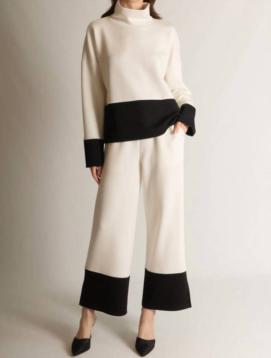 P.Cill - Contrast Hem Pants