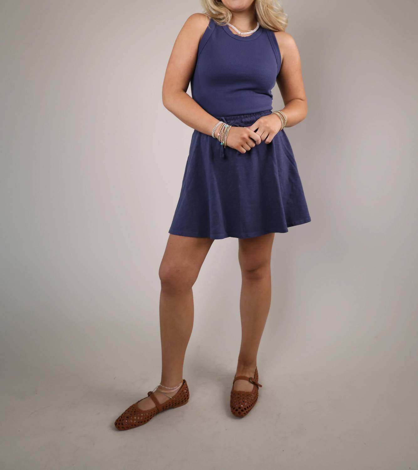 Sundry - Women's Heritage Knit Mini Skirt